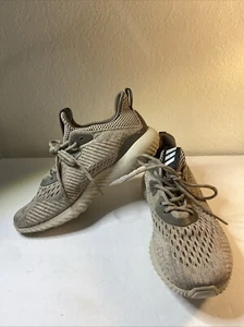 Women's 6 Adidas Alpha Bounce Em Oxford Tan running Shoes trainers EUC - Picture 1 of 12