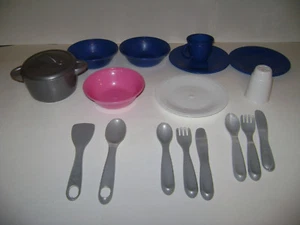 Step2 Schritt 2 Vorgeben zu spielen Küche Pfanne Schüssel Teller Löffel Tasse Messer Gabel Servieren - Bild 1 von 6