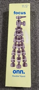 Onn Flexible Tripod Gorilla Pod 11.5” Compact Camera Smartphone Ball Head 1/4  - Picture 1 of 14