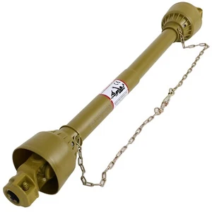 PTO Drive Shaft w/Security Chain Fit For Brush Hog Finish Mower Rotary Tillers - Picture 1 of 16