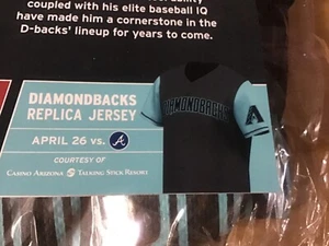 BRAND NEW ARIZONA DIAMONDBACKS REPLICA BLACK TEAL JERSEY SIZE XL 2025 SGA - Picture 1 of 4