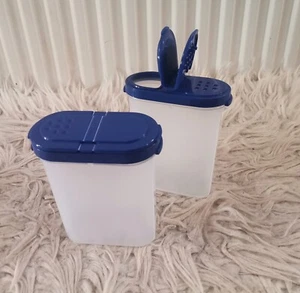 NEU 2 Tupperware Gewürzriesen 270 ml im Set seltene Deckel in blau - Bild 1 von 2
