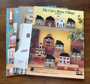 Cat's Meow Village Pattern Books Cross Stitch Series 2, 9 & 11 Lot of 3 - Picture 1 of 9
