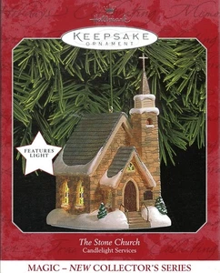 Punze 1998 The Stone Church Ornament Kerzenlicht Gottesdienste - Bild 1 von 1