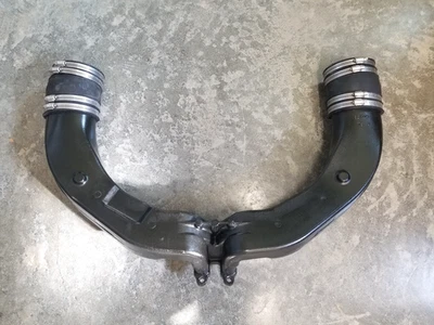 2005 MerCruiser Bravo 5.7L Y Exhaust Pipe 861229C with Boots and Flappers - Image 1 of 4