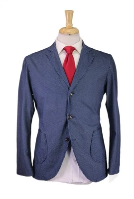 Traje informal para hombre 15Jyuga Bottom Makers hecho en Japón azul a lunares algodón 3 Foto 1 de 4