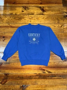 Vintage 90s University Of Kentucky Wildcats Crewneck Sweatshirt Rare College L - Bild 1 von 9