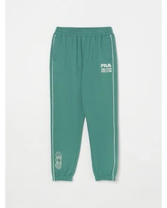 Fila Joggers Pants Athletic Design Children Green - Picture 1 of 2