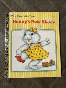 Little Golden Book #204-64 Bunny’s New Shoes c1987 printed 1993, Like New - Picture 1 of 9