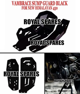 "VAMBRACE SUMP GUARD, BLACK" FIT FOR ROYAL ENFIELD NEW HIMALAYAN 450 - Picture 1 of 9