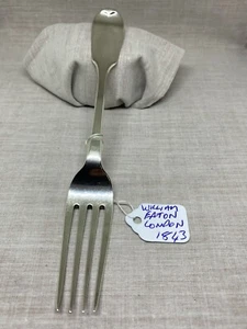 A Superb Solid Silver Fiddle Pattern Dessert Fork by William Eaton HM London1843 - Picture 1 of 6