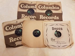 Set Of 5 Columbia Vinyl Records Sonata In B Flat Major 'HAMMERKLAVIER', Speed 78 - Imagen 1 de 6