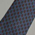 Blue Red Green Paisley Silk Tie