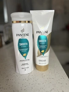 Pantene Pro V Smooth & Sleek Shampoo and Conditioner 12 Oz. - Picture 1 of 1