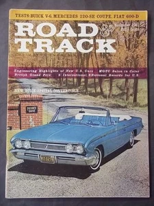 Vintage Road & Track Magazine November 1961 - New Buick Special Convertible - Picture 1 of 4