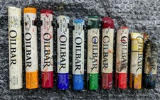 Winsor and Newton Oilbar. 10 x oilsticks of 50ml size.