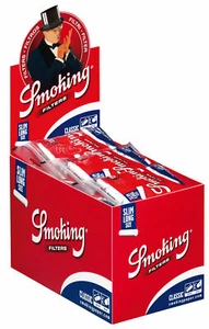 5 Boxen Smoking Filter Classic Long Slim 150 x 120 Zigarettenfilter mit 22 mm  - Picture 1 of 3