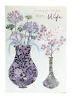 Wife Sympathy Condolence Card So Sorry for the Loss Of Your Vases Flowers