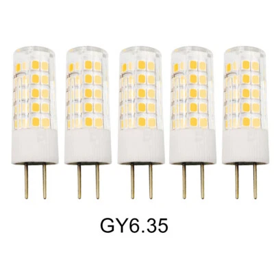 5x GY6.35 Bi-Pin LED Bulb AC/DC12V 5W 64-2835 SMD Ceramic Light Warm White H - Image 1 of 3