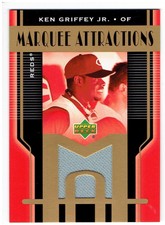 Ken Griffey Jr. 2005 Upper Deck Marquee Attractions Jersey Gold #KG 