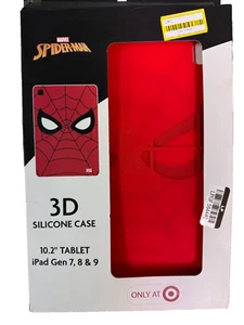 Marvel Spiderman iPad 10.2" Gen 7, 8 & 9 Silicone 3D Case Red NEW Target Excl - Picture 1 of 1