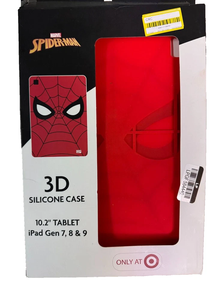 Marvel Spiderman iPad 10.2" Gen 7, 8 & 9 Silicone 3D Case Red NEW Target Excl - Image 1 of 1