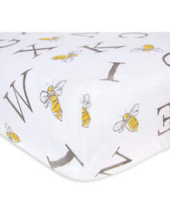  Burt's Bees Baby - Fitted Crib Sheet, Boys & Unisex 100% Organic Cotton Crib