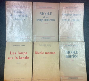 Lot de 6 ouvrages de Mathilde Alanic, + ou - vieillot en l'état - Foto 1 di 3
