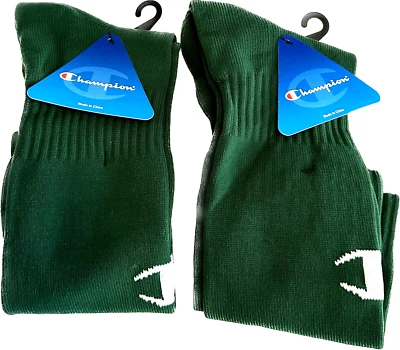 Champion 2 pares de calcetines deportivos para mujer talla 6-10/zapato para hombre talla 4-8 verde Foto 1 de 3