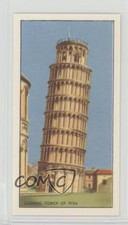 1968 Wrights Biscuits Marvels of the World Leaning Tower of Pisa #4 7ut
