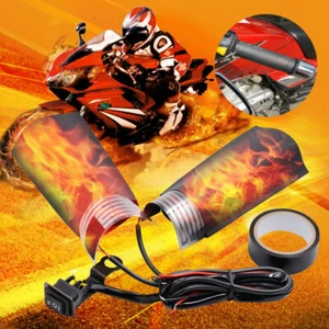 Heizgriffe Lenker Griffheizung Beheizte 12V Motorrad beheizte Griffe Handwärmer# - Bild 1 von 12