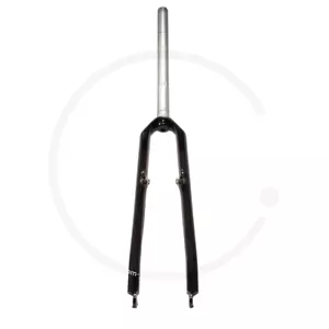 Carbon Fork 3K Finish 26" MTB | 1 1/8" Ahead | 350mm Alloy Steerer - Picture 1 of 5