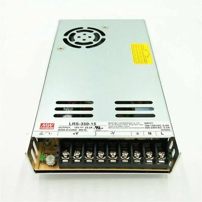 1pc New MEAN WELL LRS-350-15 15V 23.2A Switching Power Supply #QW - Image 1 of 4