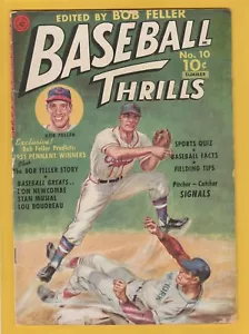 1951 #1 Baseball Thrills Bob Feller #1 Issue Comic Lists over $600 - Picture 1 of 2