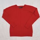 French Connection Classic Red Knit Crewneck Sweater