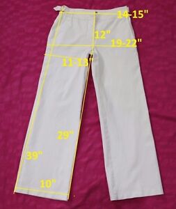 new 228$ MAX MARA  sz 38 us 6 S pants  Stretch Cotton Bootcut women