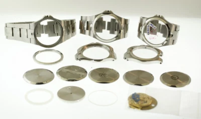 Reloj Movado Luno 0606378 84E71850 Acero Inoxidable Tono Plateado Piezas Foto 1 de 4