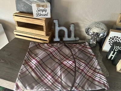 Bolso con cordón de hombro con bolsillo con cremallera exterior de nailon a cuadros Thirty-One nuevo sin etiquetas Foto 1 de 4