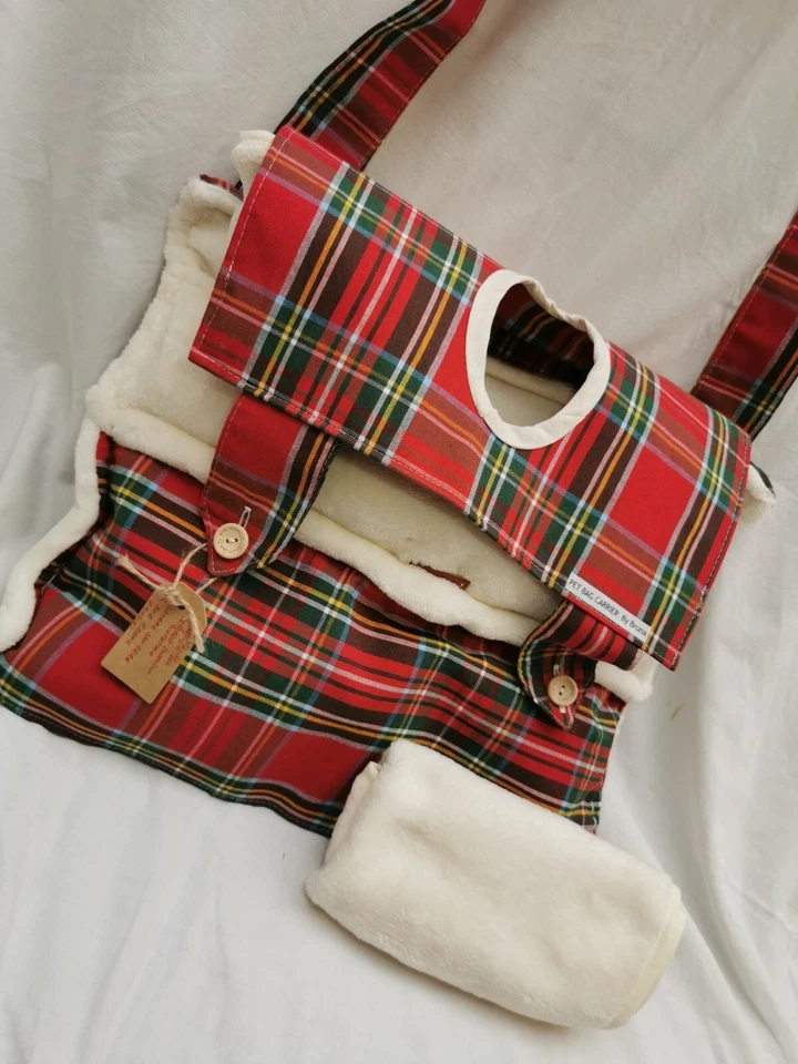 HANDMADE WINTER TRANSPORTTASCHE CHIHUAHUA HUND KATZE MAX GEWICHT 3,5 - Bild 1 von 1