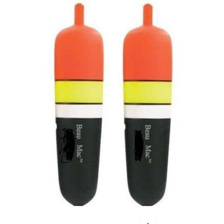 Pkg of 2 Beau-Mac Inline Slider Drift Floats Bobbers EVA Foam Core Choice Sizes - Image 1 of 1