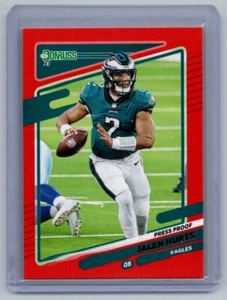 2021 Donruss #108 Jalen Hurts Press Proof Red 157 - Picture 1 of 2