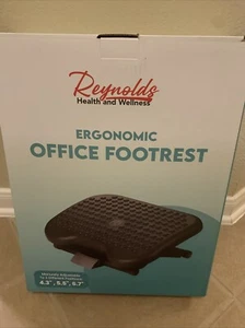 Foot Rest Under Desk Adjustable Height Office Ergonomic Comfort Massage Bumps - Picture 1 of 20