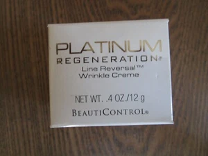 NIP Platinum Regeneration Line Reversal Wrinkle Creme by BeautiControl .4 oz NEW - Picture 1 of 2