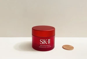 SK-II SkinPower Advanced Creme 0,4 flüssige Unzen 14,5 ml Reisegröße Gesichtsfeuchtigkeitscreme - Bild 1 von 3