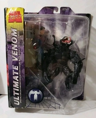 Marvel Diamond Select ULTIMATE VENOM con Spiderman y base altamente detallados Foto 1 de 4