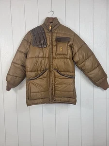 Vtg Bob Allen Sportswear Sz S Puffer Shooting Jacket Ripstop Nylon USA Talon Zip - Picture 1 of 8