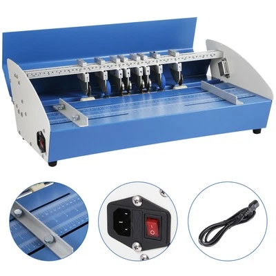 Máquina plegadora de papel perforadora eléctrica 3 en 1 Uimoso 20,5" (520 mm) Foto 1 de 4