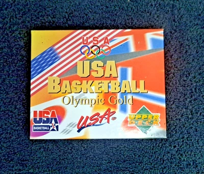 Juego de 12 cartas de oro olímpicas de baloncesto Upper Deck 1996 EE. UU. Foto 1 de 4