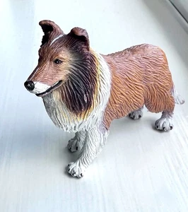 2004 Safari Ltd Wild Safari Collie Dog Figure Animal Toy Collectible - Picture 1 of 7