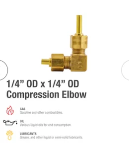 3x Proline Series 1/4-in x 1/4-in Compression Female Elbow P-14NLB #877175 - Picture 1 of 2